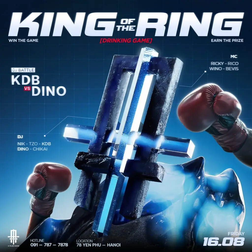 A PLUS HANOI | KING OF THE RING | K.D.B VS. DINO | 16.08