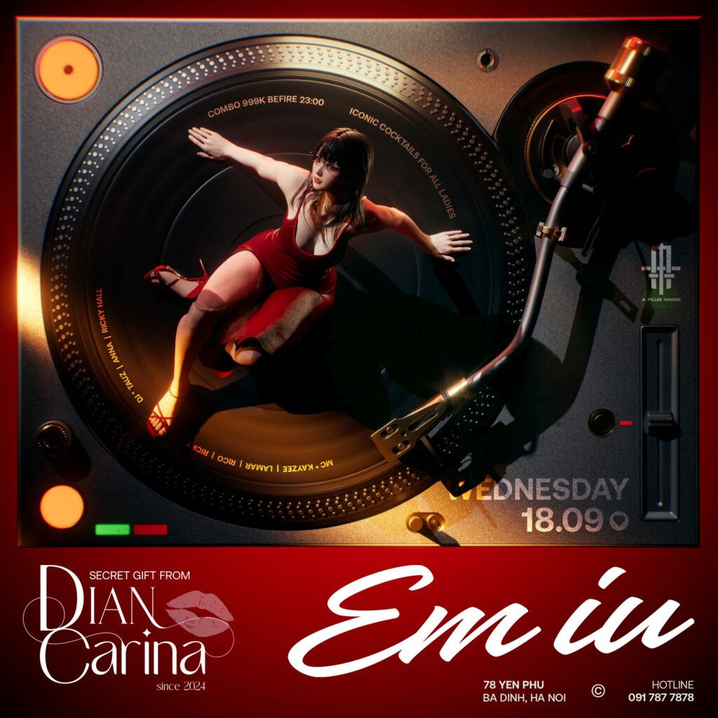 A PLUS HANOI | LADIES NIGHT - EMIU | 18.09 | EVERY WEDNESDAY