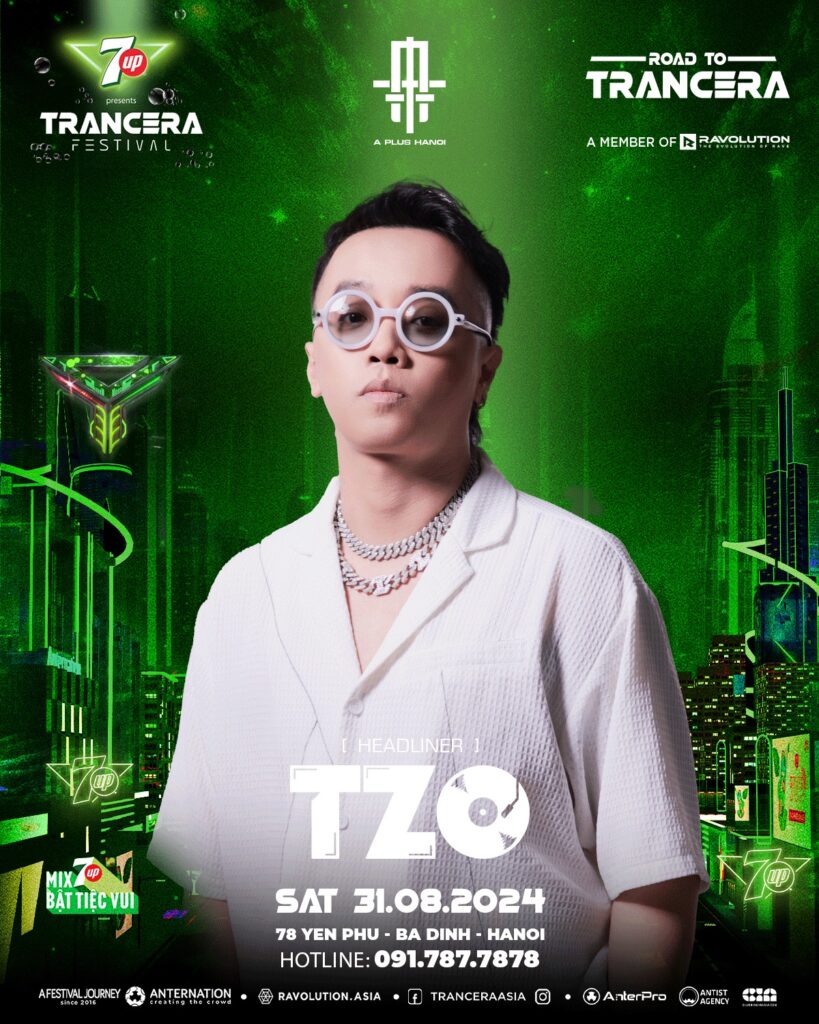 A PLUS HANOI | 7UP ROAD TO TRANCERA | HEADLINER - TZO | 31.08