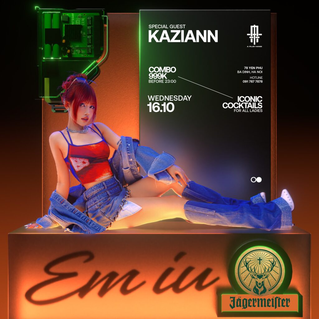 A PLUS HANOI | LADIES NIGHT - EMIU | 16.10 | EVERY WEDNESDAY