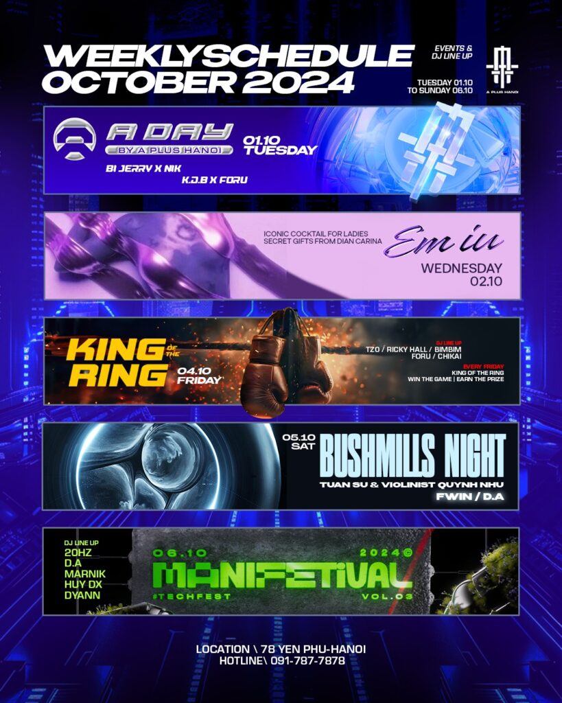 𝗔 𝗣𝗟𝗨𝗦 𝗛𝗔𝗡𝗢𝗜 | 𝗪𝗘𝗘𝗞𝗟𝗬 𝗘𝗩𝗘𝗡𝗧 | 𝟯𝟬.𝟬𝟵 - 𝟬𝟲.𝟭𝟬