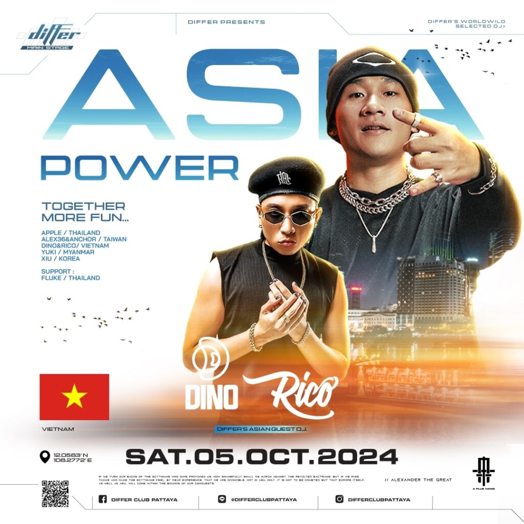 A PLUS HANOI x DIFFER | ASIA POWER | DJ DINO & MC RICO | 05.10