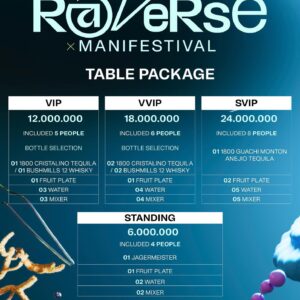 RAVERSE#2 x MANIFESTIVAL pres. MADDIX A PLUS HANOI x DJ MAG SAT 19.04-table