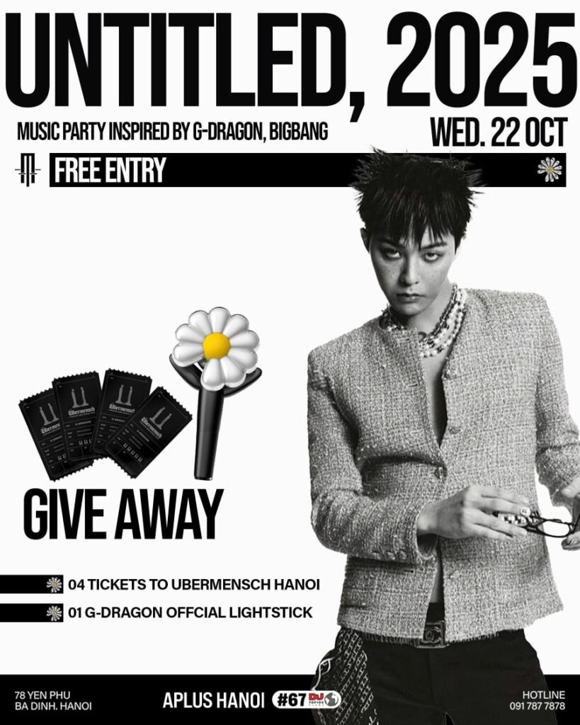 UNTITLED, 2025 by APLUS SĂN VÉ CONCERT G-DRAGON TẠI APLUS | WEB, 22.10
