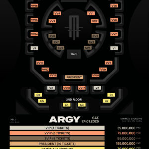 ARGY IN VIETNAM - FIRST TIME EVER THE WORLD-CLASS TECHNO NIGHT 24.01.2026 APLUS HANOI-map