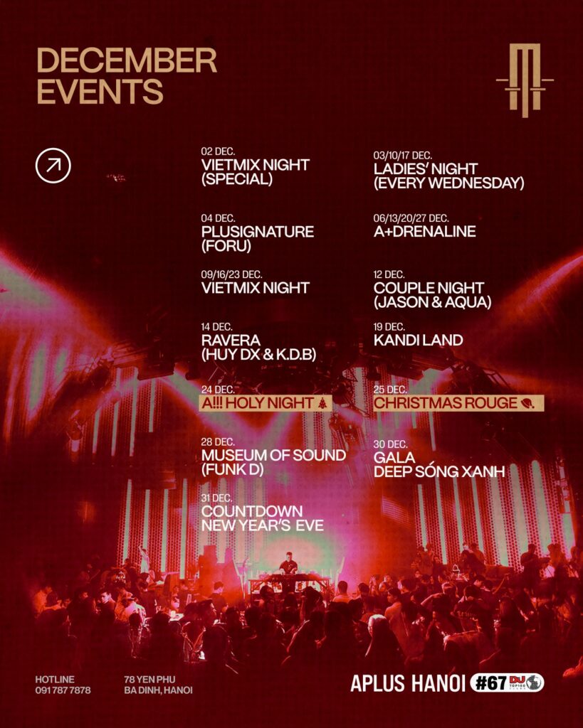 DECEMBER EVENT EXPLOSION SERIES AT APLUS