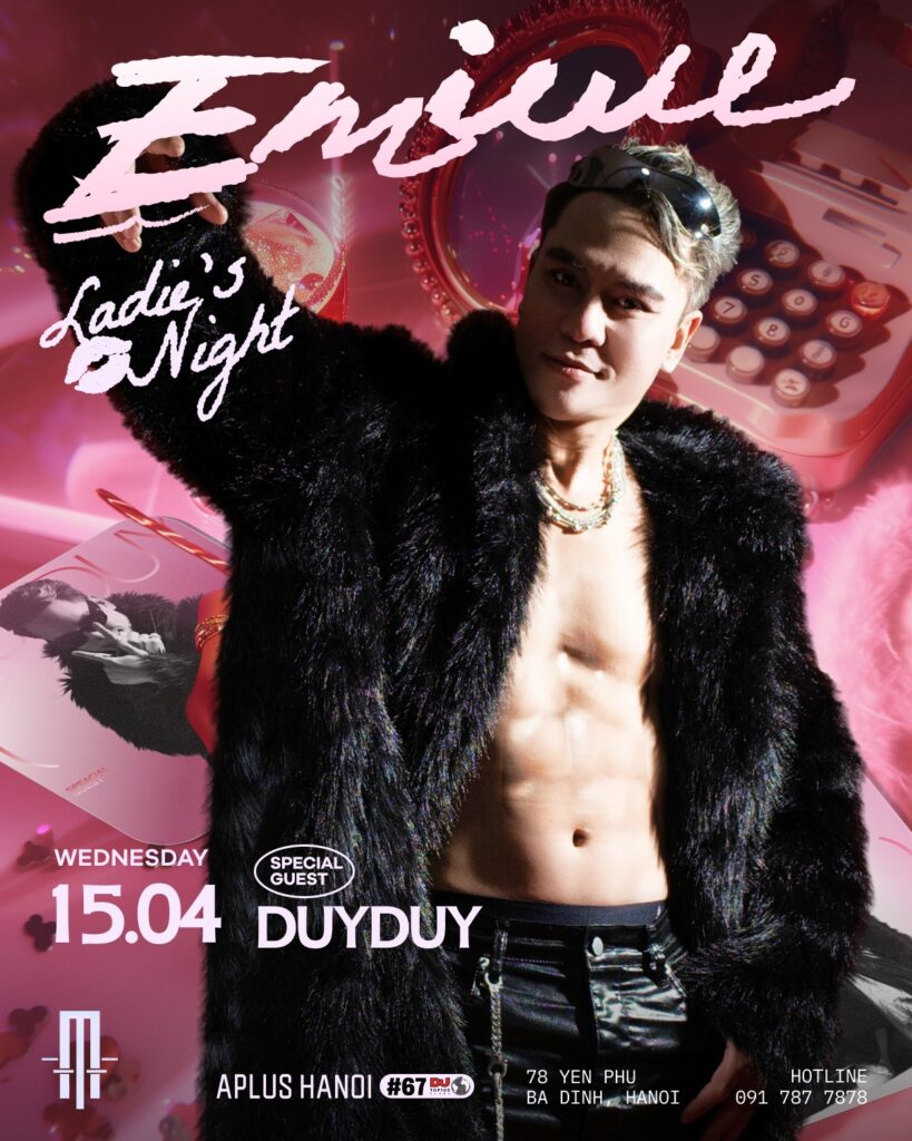 EMIUU - LADIES NIGHT | 15.04 SPECIAL GUEST: DJ DUY DUY EMIUU - LADIES NIGHT 15.04 SPECIAL GUEST DJ DUY DUY