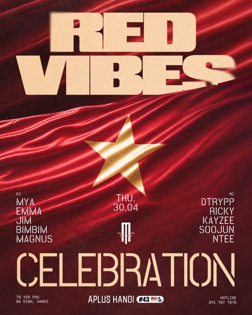 RED VIBES CELEBRATION THU 30.04