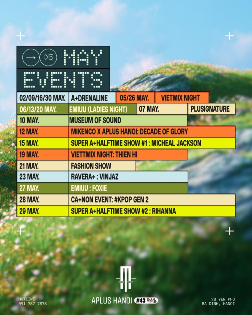 MAY EVENTS | APLUS HANOI MAY EVENTS APLUS HANOI