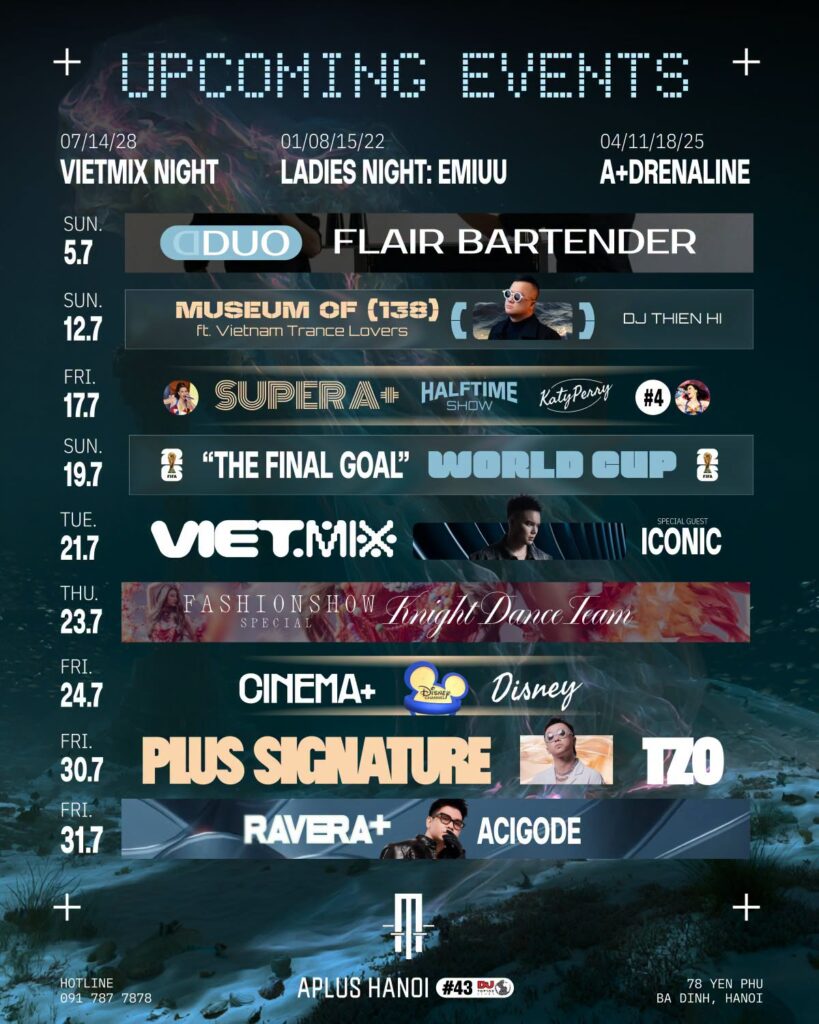 COMING UP JULY EVENTS