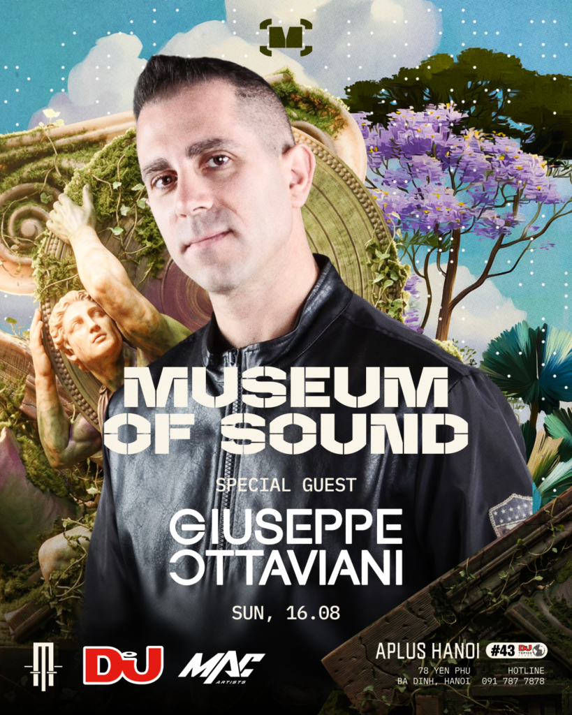 MUSEUM OF SOUND SUNDAY 16.08.2026 SPECIAL GUEST GIUSEPPE OTTAVIANI (DJ MAG TOP 89)