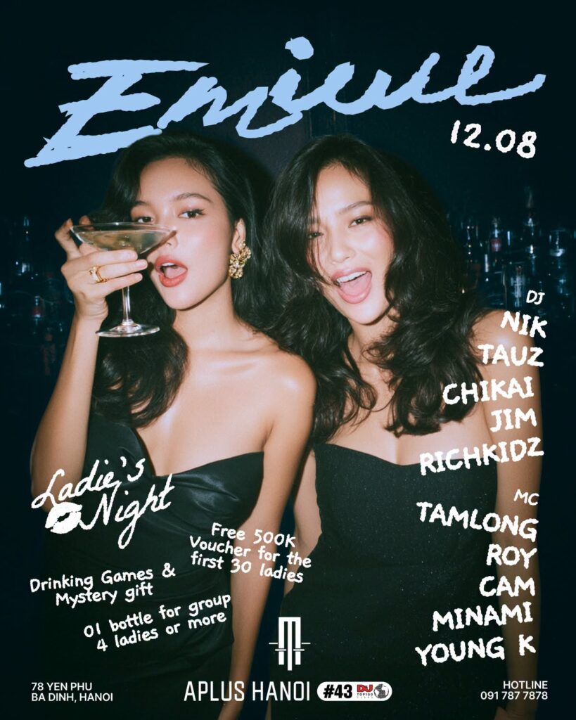 LADIES' NIGHT EMIUU TONIGHT